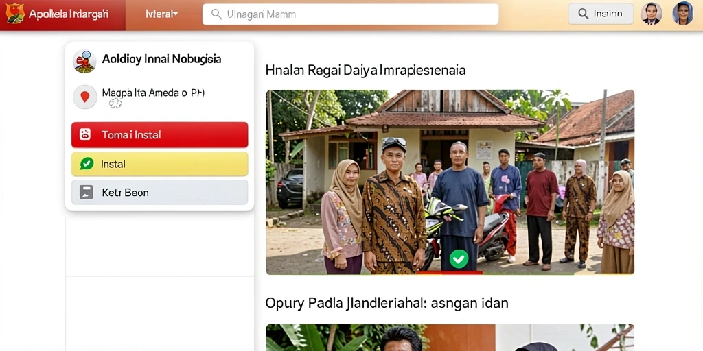 Tampilan antarmuka yang intuitif dan menarik.