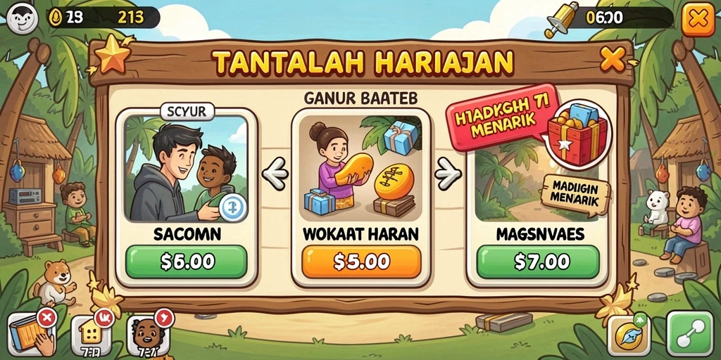 Tampilan antarmuka yang menarik dan user-friendly.