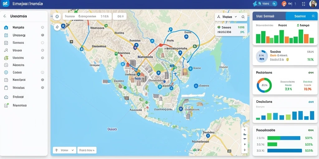 Tampilan antarmuka permainan yang menarik.