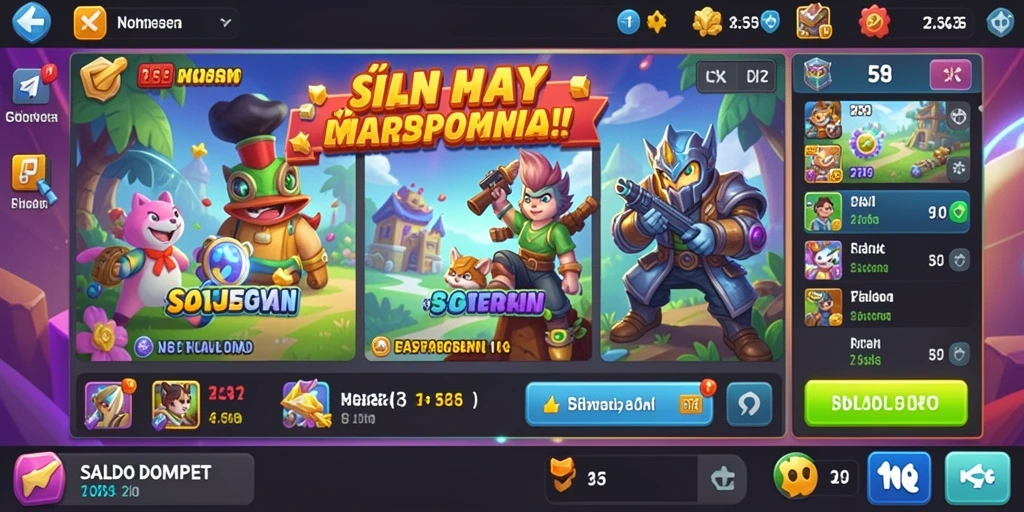 Screenshot menunjukkan karakter utama dalam aksi.