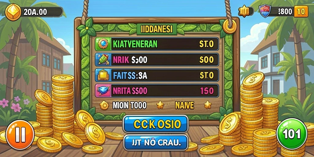 Tampilan awal game yang menawan dan interaktif.
