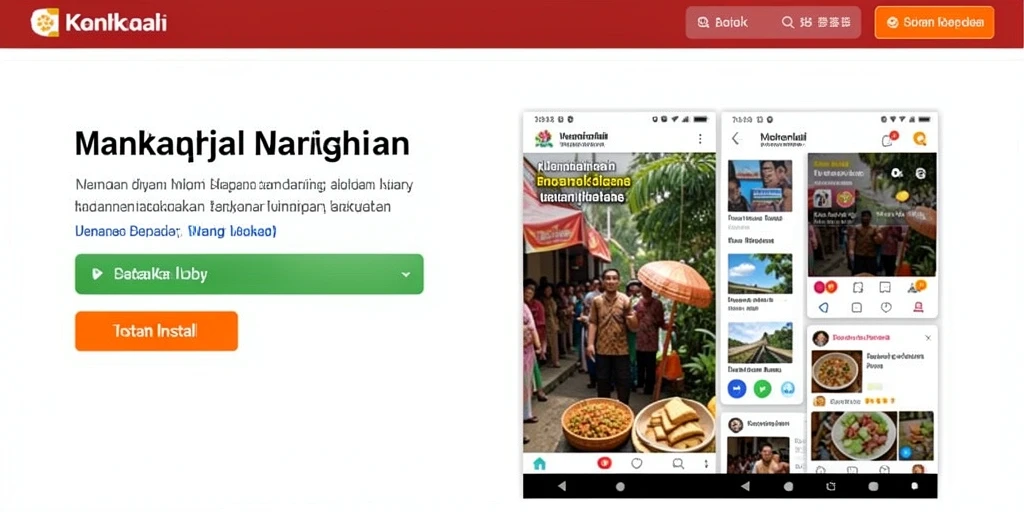 Tampilan awal aplikasi LPO88 dengan menu navigasi yang user-friendly.