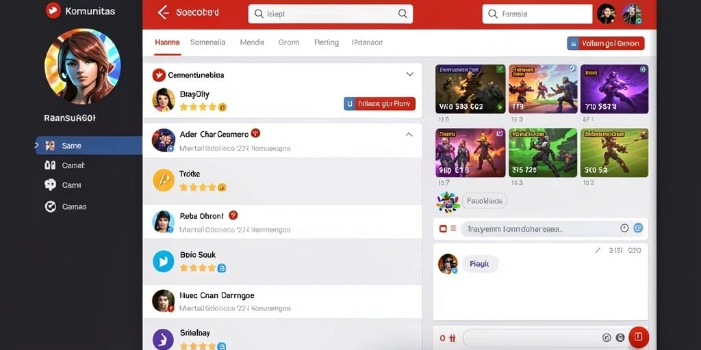 Tampilan menu utama yang intuitif dan menarik.