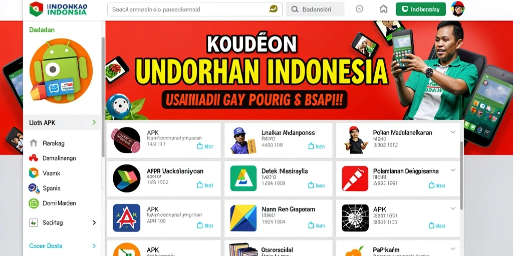 Tampilan antarmuka permainan yang menarik.