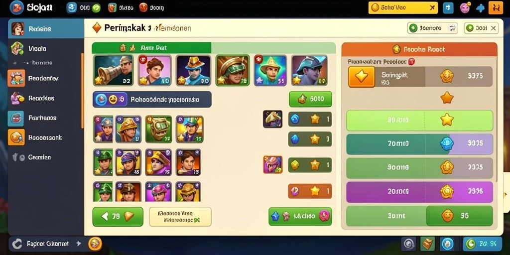 Tampilan utama game NEWIDN yang menarik.