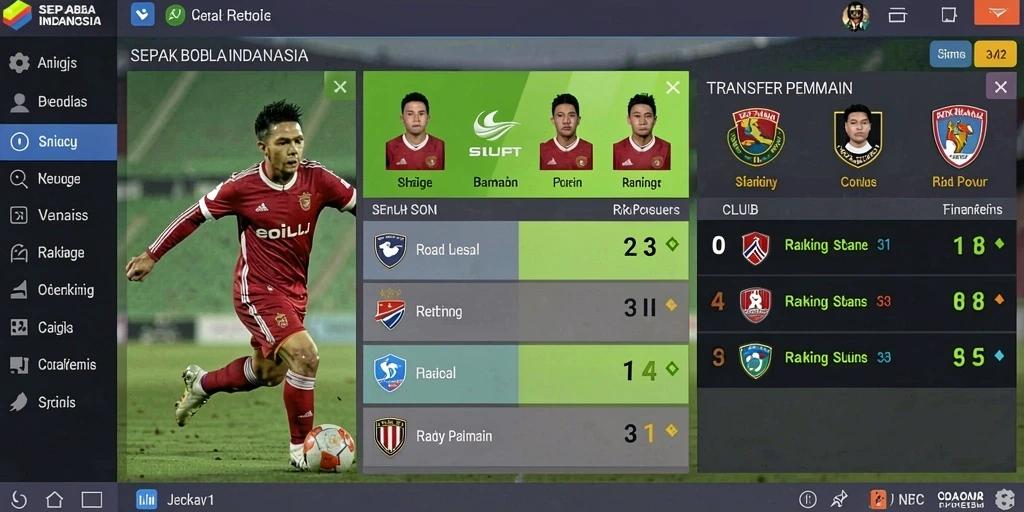 Screenshot menunjukkan antarmuka pengguna yang menarik.