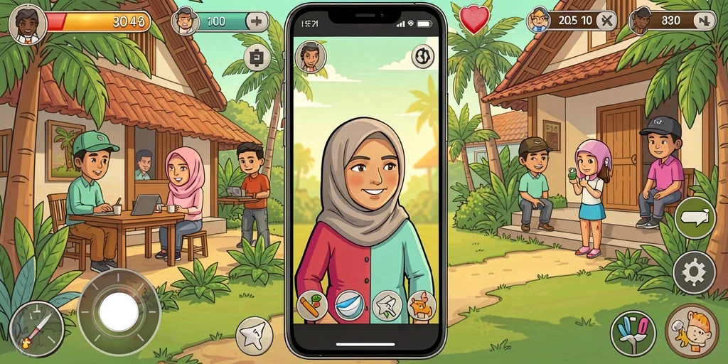 Tampilan antarmuka yang menarik dan mudah digunakan.